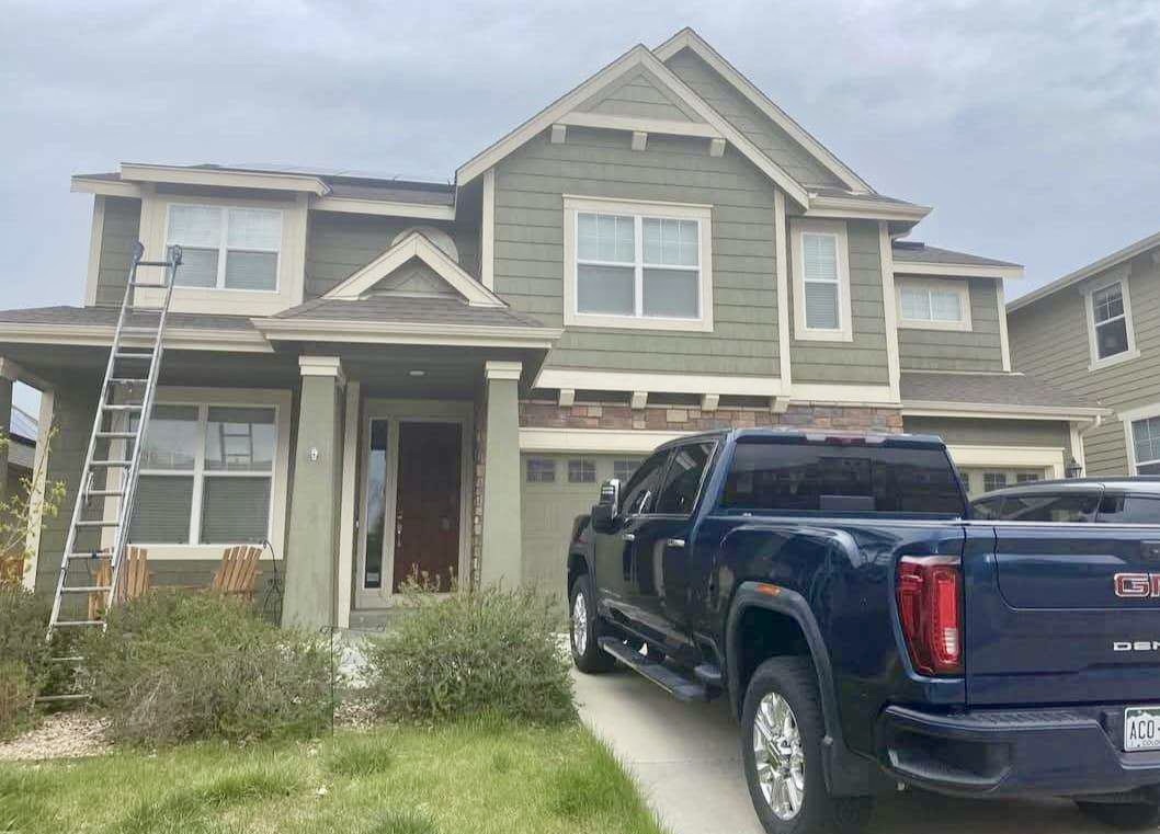residential exterior house painting in Timnath, CO