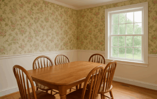 how to paint over wallpaper