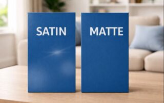 satin paint vs. matte paint